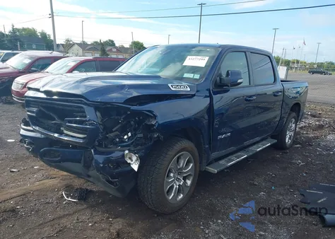 2021 Ram 1500 Big Horn 4X4 5'7 Box from USA, damaged, VIN 1C6SRFFTXMN736236